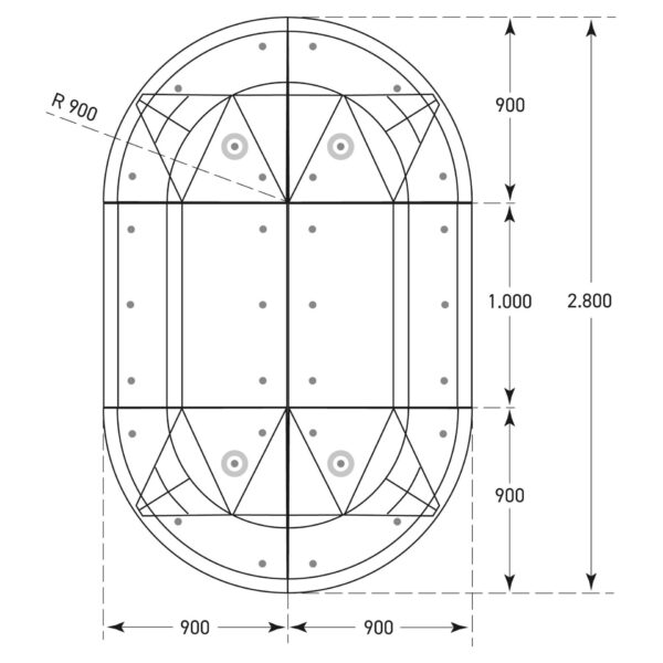 GAMMA Berliner Kissen oval – Bild 2