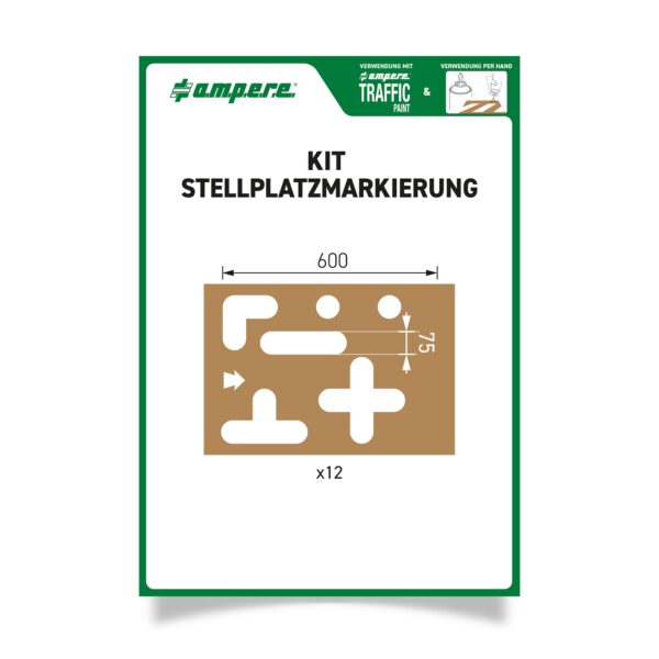 Schablonen KIT Stellplatzmarkierung