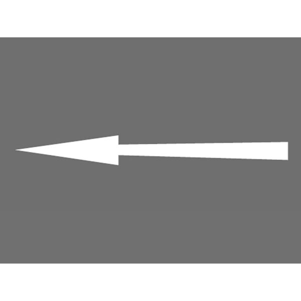 PROline-thermo Markierungsfolie Pfeil 1000 mm weiß