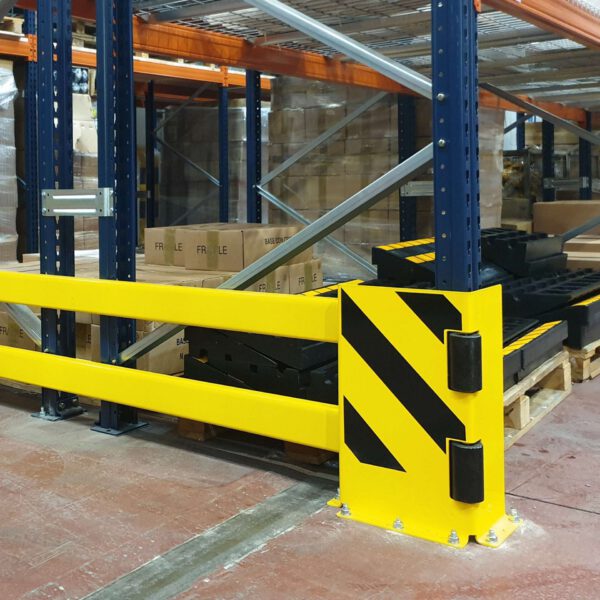 BLACK BULL Regalschutz-Planke B mit Leitrollen – Bild 5