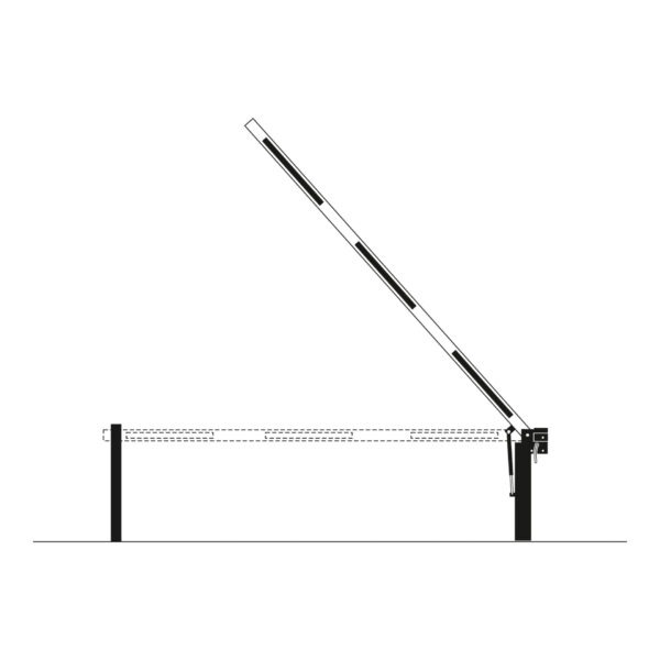 COMPACT Systemschranke mit Gasdruckfeder – Bild 2