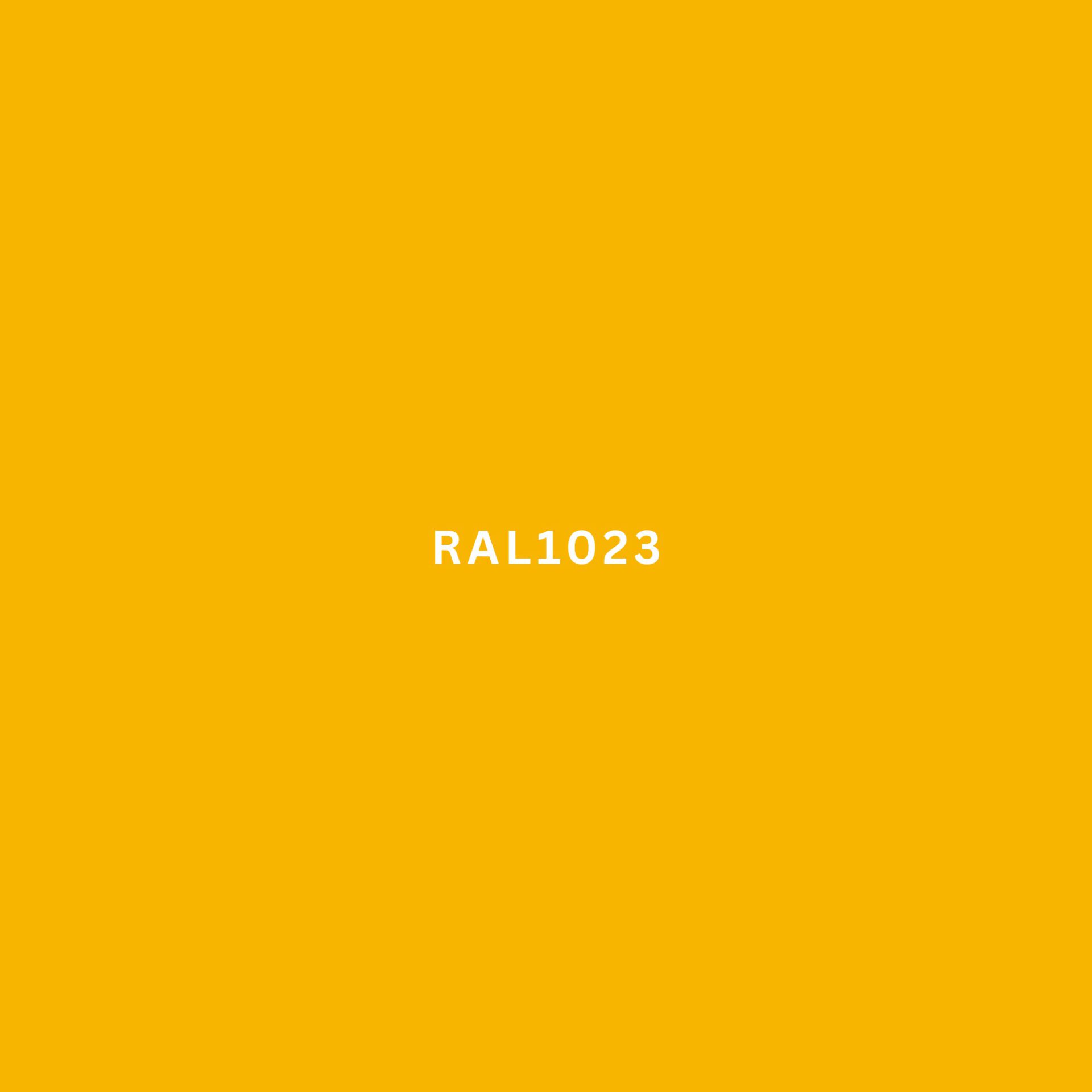 RAL Farbe 1023 zur Veranschaulichung des Produktinhaltes.